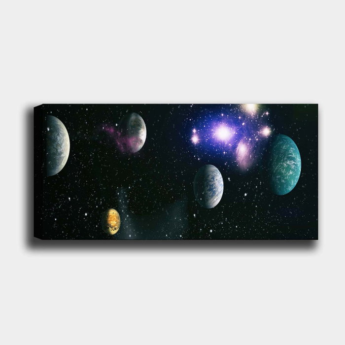 Wallity Lienzo Decorativo Multicolor 30 x 80 cm Wallity Lienzo Decorativo Multicolor 30 x 80 cm